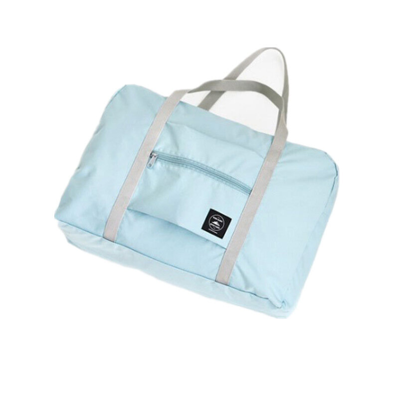 фото Сумка хозяйственная складная бирюзовая