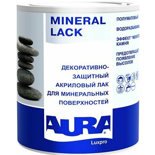 Лак AURA Luxpro Mineral Lack пмат 9л 6374₽