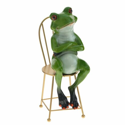 Фигурка декоративная Лягушка L7 W9 H175 см 1369₽