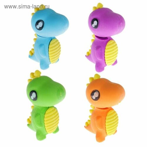 Ластик фигурный Динозаврик микс штрихкод на штуке48 шт 1206₽