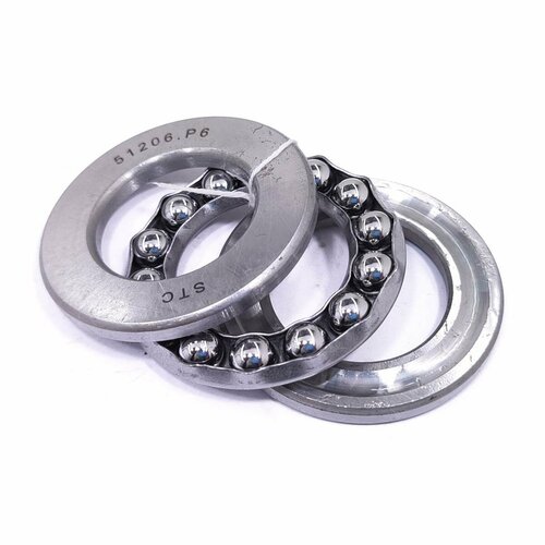 4 шт - Подшипник 51206 P6 STC 30x52x16 шариковый однорядный 1407₽