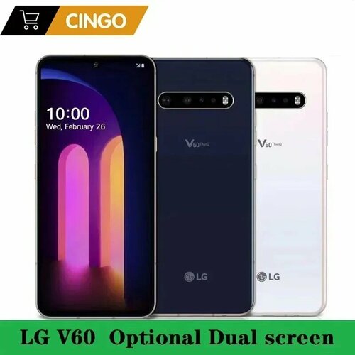 Смартфон LG V60 ThinQ 5G 4128ГБ global Бу V60 Japanese version LG V60 ThinQ 5G Смартфон Черный 4ГБ 128ГБ global Бу 01012020 13480₽