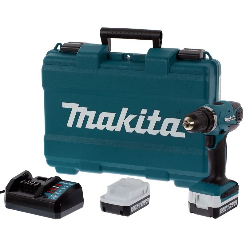 фото Аккумуляторная дрель-шуруповёрт Makita DF347DW, 14,4 В, Li-Ion, 2 аккумулятора по 1,5 А*ч