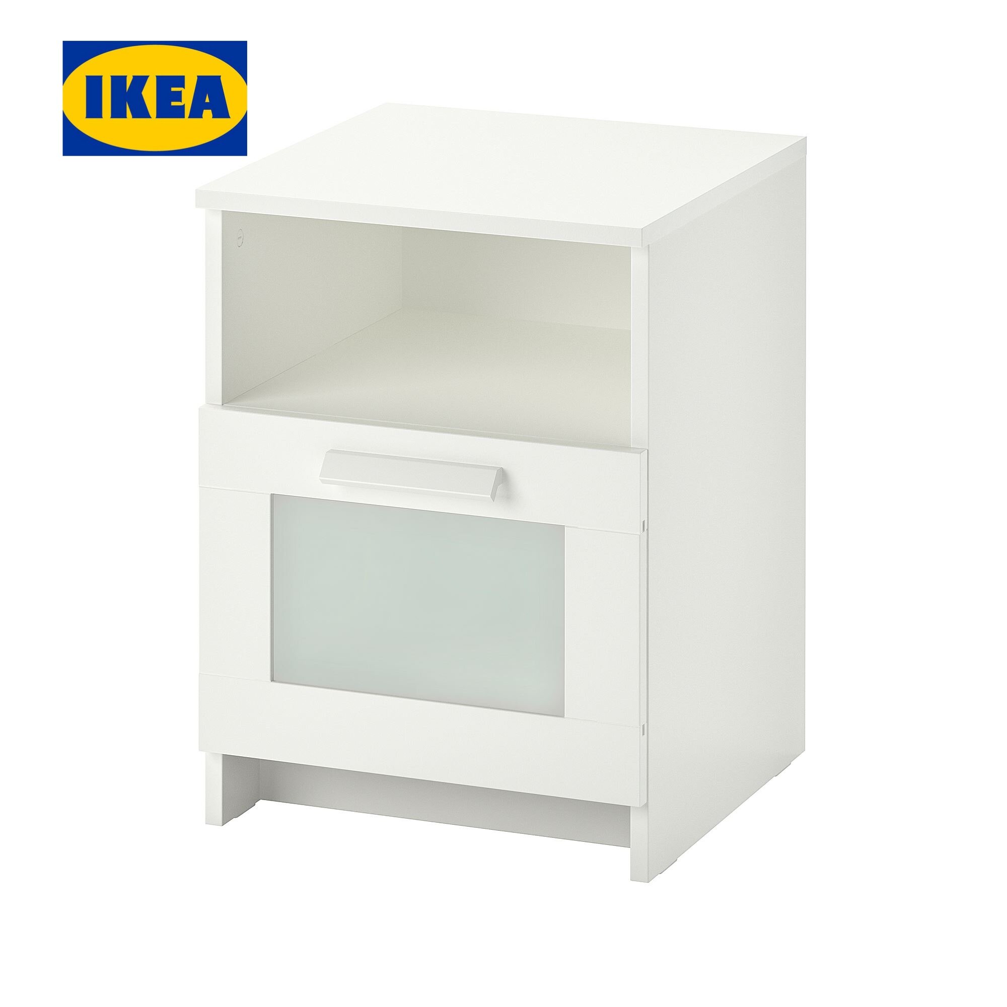 фото Прикроватная тумба - IKEA BRIMNES, 39х41х53 см, белый (оригинал)