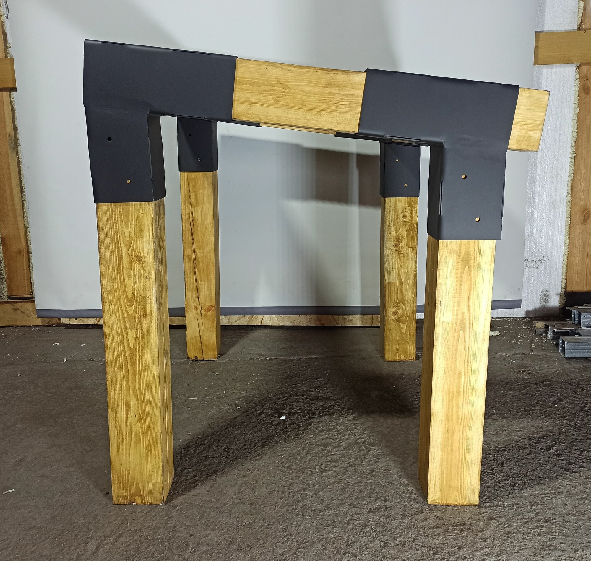 Изображение Комплект коннекторов для перголы из бруса 100x100