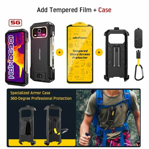 Смартфон Ulefone Armor 27T Pro 24256ГБ global Add Film Case WCS01 EU Plug Ulefone Armor 27T Pro Смартфон 24ГБ 256ГБ global Новый 01072024 45250₽