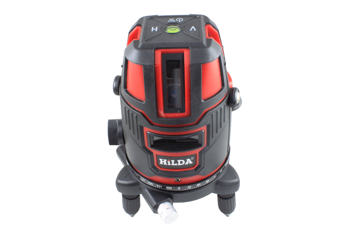 Лазерный уровень/нивелир/красный/5 лучей — фото 1