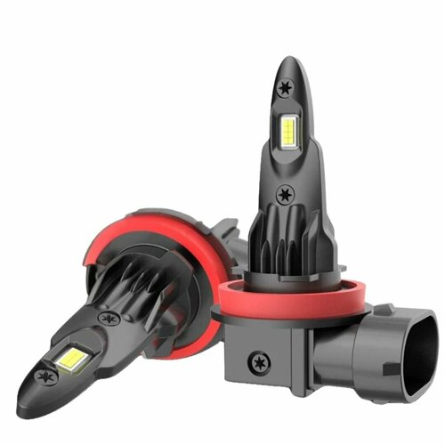 Лампы светодиодные Н11 6000К для ПТФ на Lada Largus комплект 2 шт лампы ПТФ на Лада Ларгус 1850₽