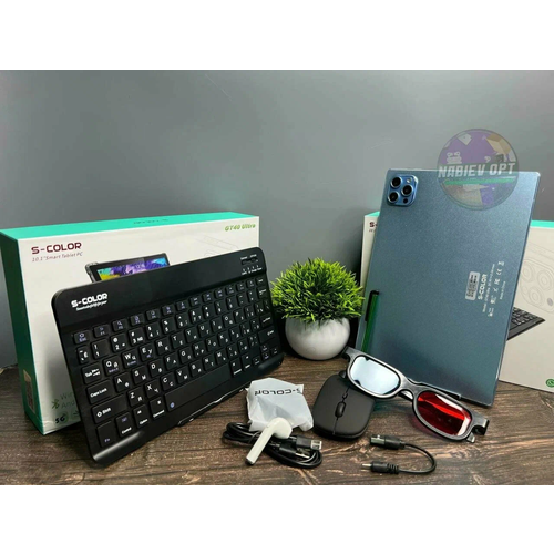 Планшет с клавиатурой S-COLOR GT40 Ultra, 12+512 ГБ, 10.1