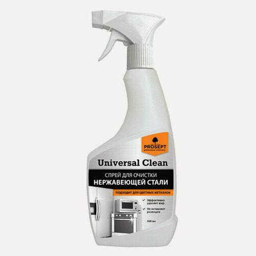 Изображение товара PROSEPT Universal Clean спрей для нержавеющей стали и цветных металлов 500 мл