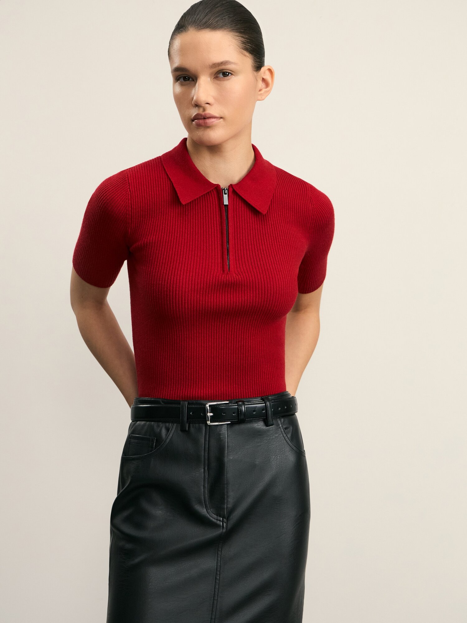 Джемпер Zarina, размер XL (RU 50), , красный