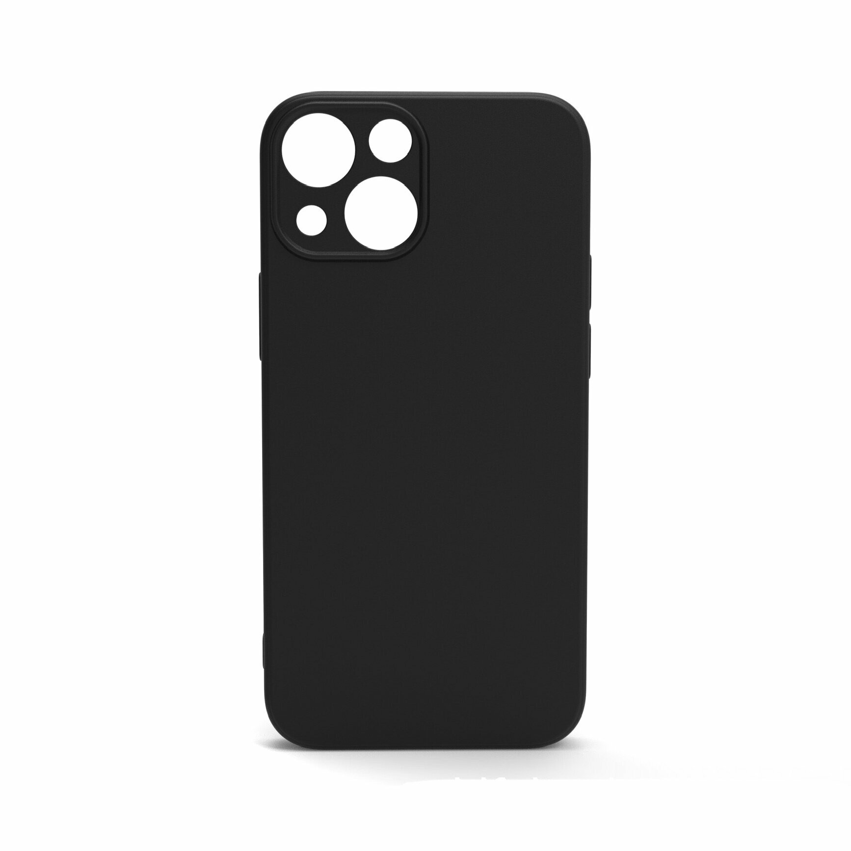 Чехол матовый для Apple iPhone 15, черный
