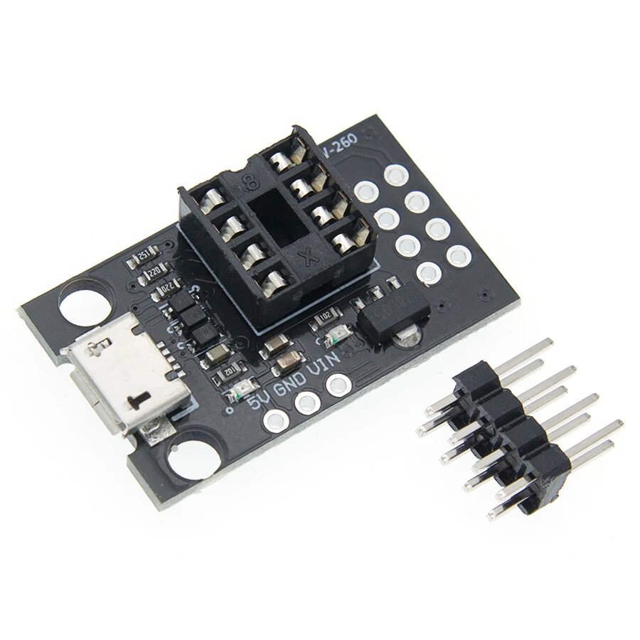 TINY85 Digispark микро плата, ATTINY85 Connector