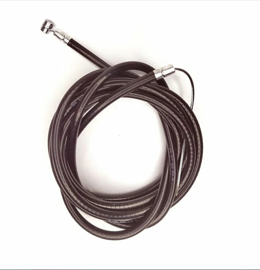 Комплект тросов тормозных, для велосипеда, черный, длина 190 и 85 см — фото 1