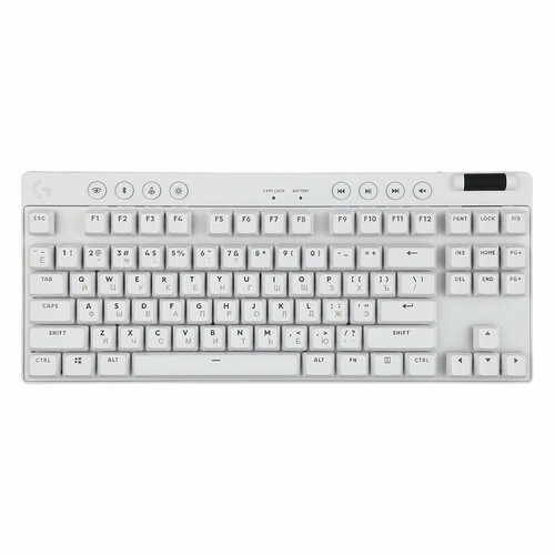 Игровая клавиатура Logitech G PRO X TKL White русская раскладка 3400000₽