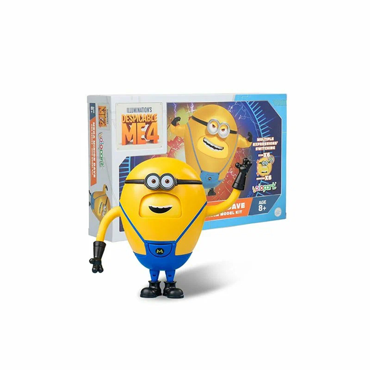 AMX Yolopark Illumination's Despicable Me 4 Dave Mega Minions / Наборы Для Моделирования Взаимозаменяемых Выражений Лица