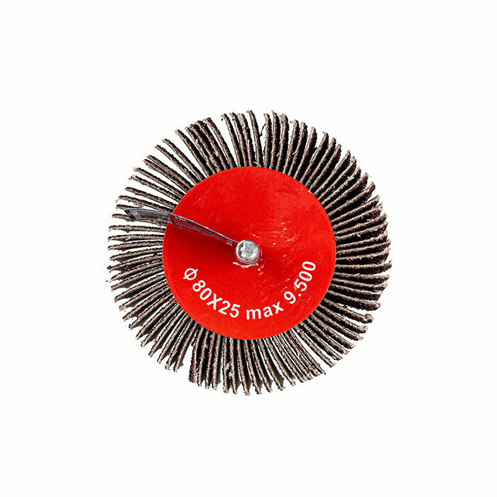 Круг лепестковый шлифовальный с оправкой PRAKTISCHE TOOLS 80 х 30 х 6 мм Р60