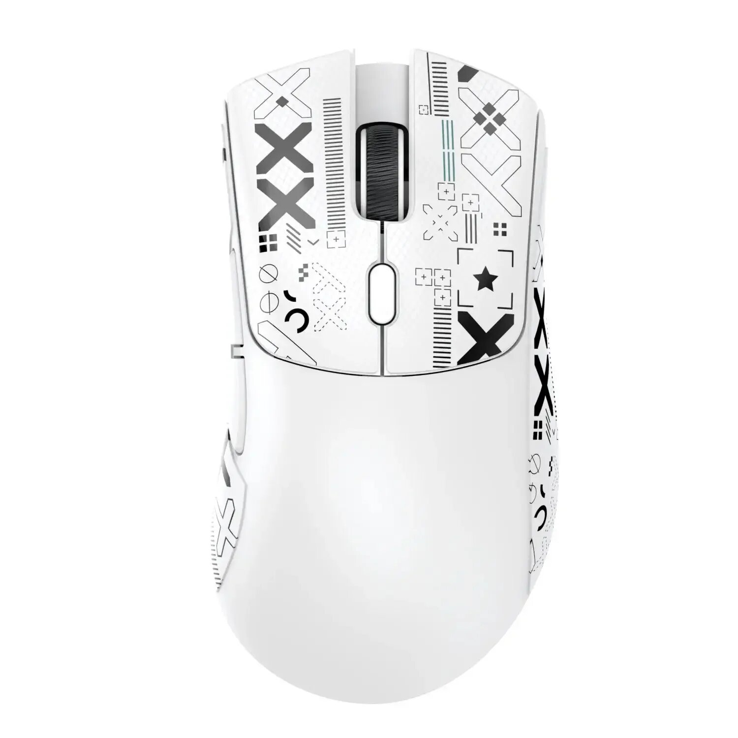 Беспроводная игровая мышь Attack Shark R1, r1 white, (проводная), белая