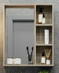 Зеркальный шкаф Onika Тимбер 60 дуб сонома