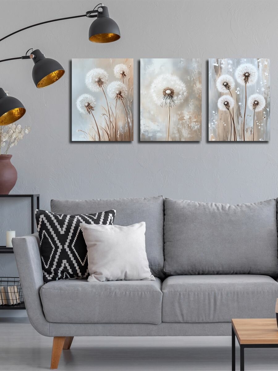 Картина на холсте LOFTime 30Х40 Одуванчики К-1443-3040