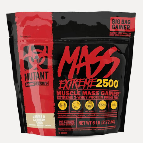 Изображение товара Mutant Mass XXXTREME 2500, 2720 г (Ванильное мороженое)