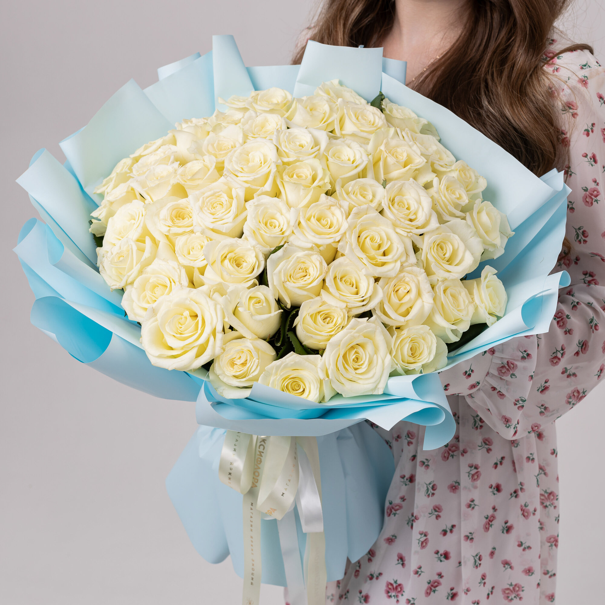 51 белая роза