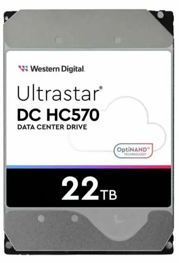 Жесткий диск Western Digital Ultrastar DC HDD 3.5" 22Tb (WUH722222ALE6L4) — фото 1