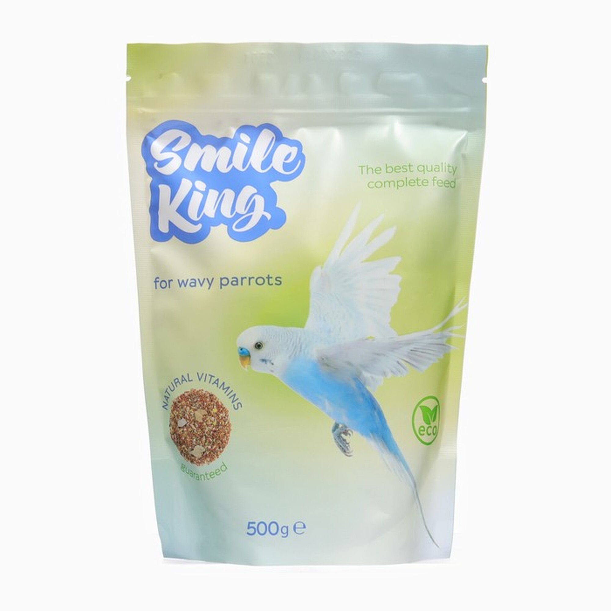 Корм Smile King для волнистых попугаев ежедневный рацион зерновой 500 г