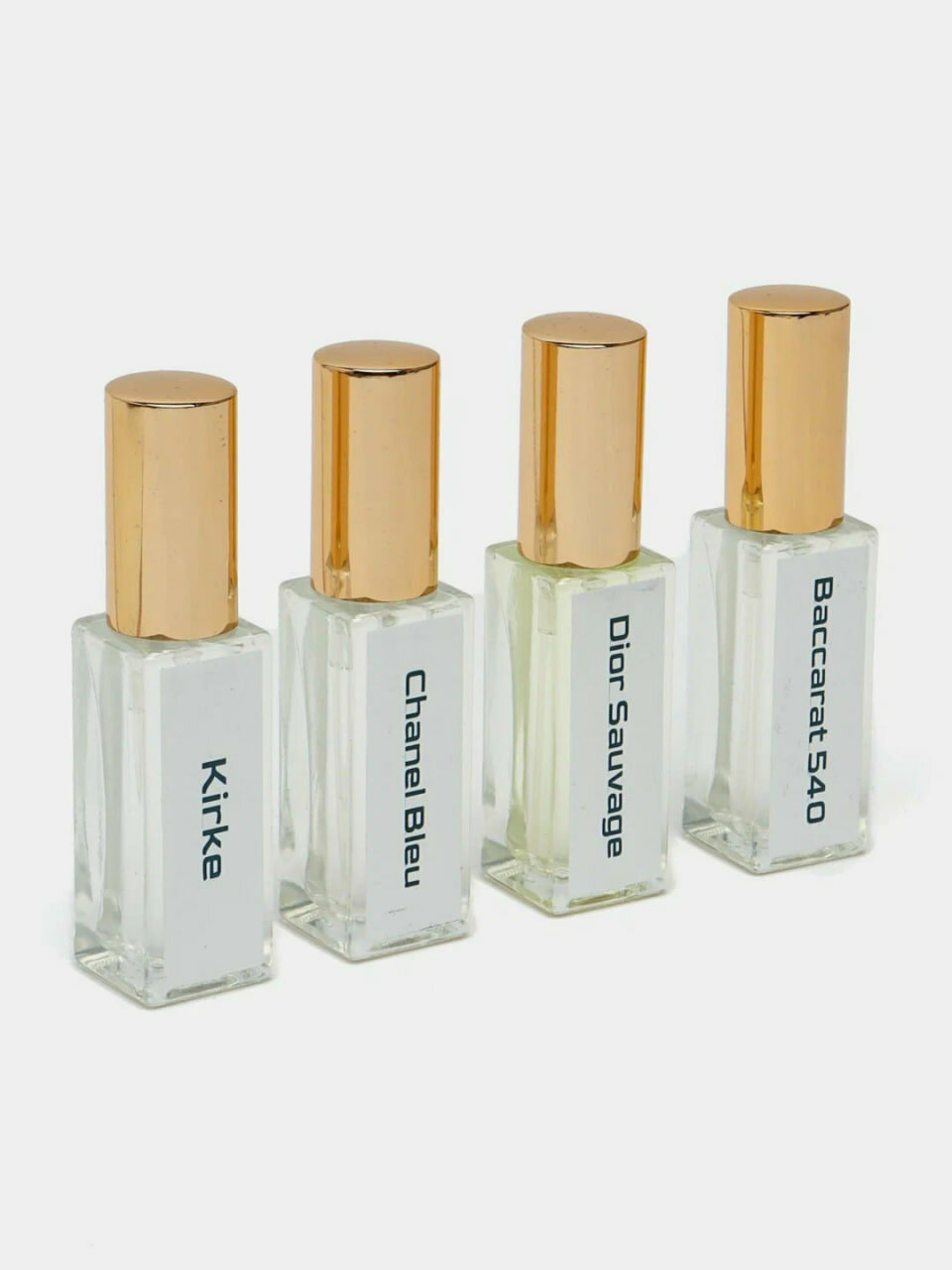 Набор мужских ароматов Dior Sauvage/Bacarat/CHanel/Kirke, 4 аромата в 1 наборе