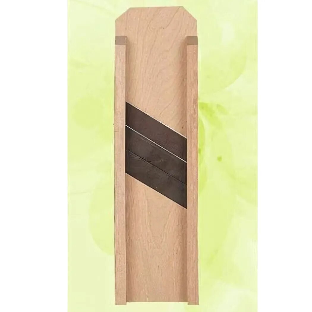 Шинковка деревянная ШК-6, удобный инструмент из нержавеющей стали, 30х10см