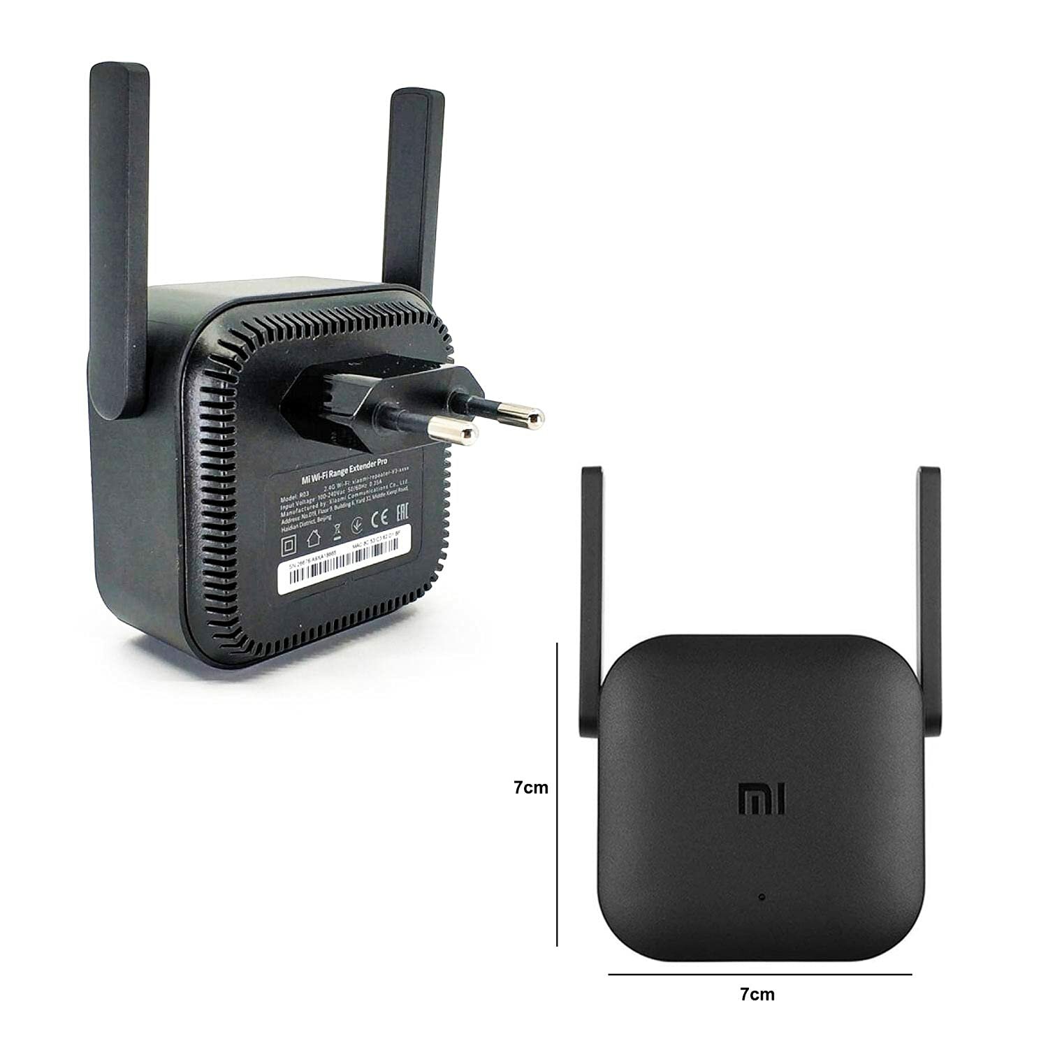 Усилитель Wi-Fi Xiaomi Mi Range Extender Pro R03, черный - мощный репитер сигнала — фото 1