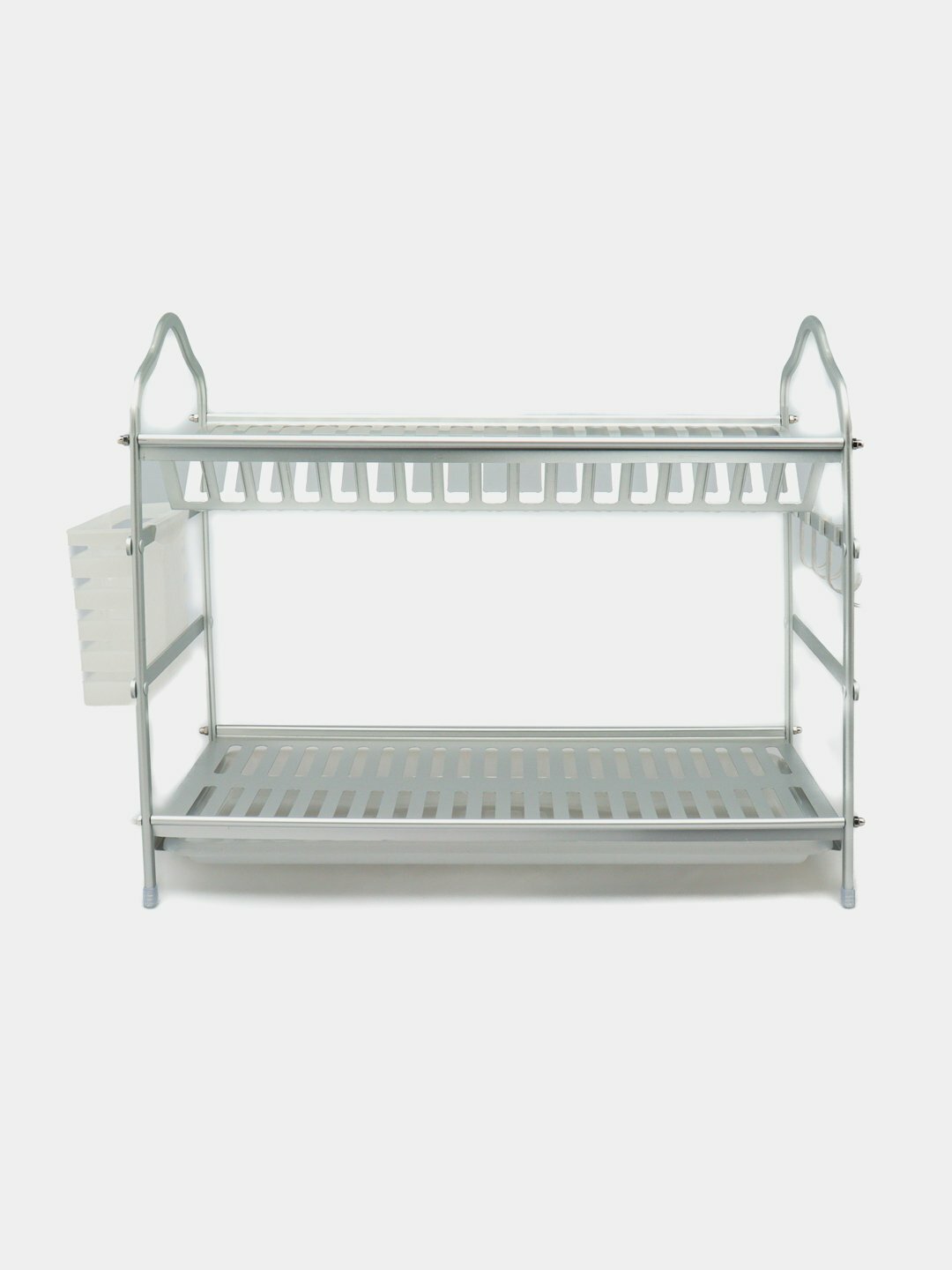 Сушилка для посуды, настольная, с основанием и системой слива