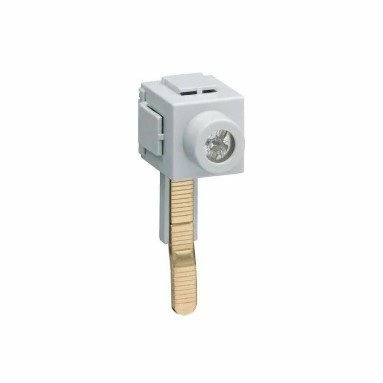 Hager Клемма вводная удлинённый контакт 1х35мм2 80A 500В AC ввод кабеля прямой и боковой  с 3 сторон  арт  KF83С