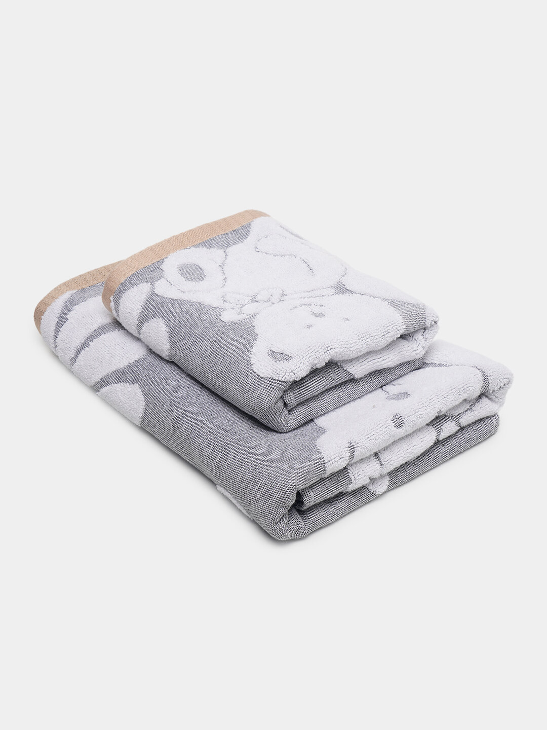 Полотенце "Медвежонок", банное, мягкое, с принтом, высокое качество