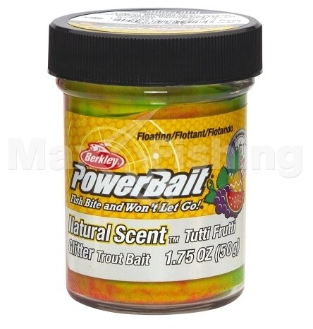 Паста форелевая Berkley PowerBait Natural Scent Trout Bait - Tutti Frutti 50г