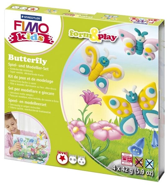 Набор для детей FIMO kids farm&play «Бабочка»