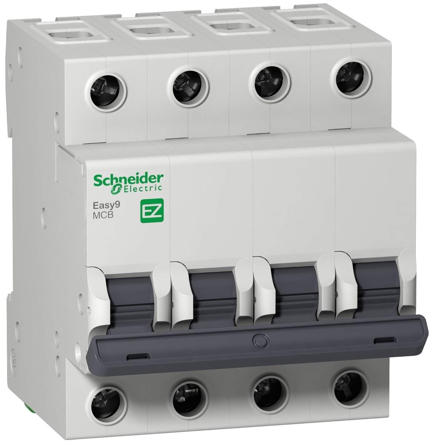 Автоматический выключатель Schneider Electric EASY 9 4П 10А С 4,5кА 400В EZ9F34410