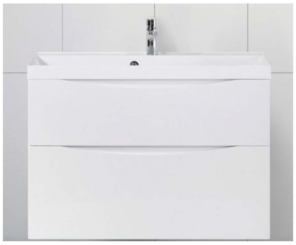 Тумба под раковину BelBagno Marino-H60 90 bianco lucido (MARINO-H60-900-2C-SO-BL-P)