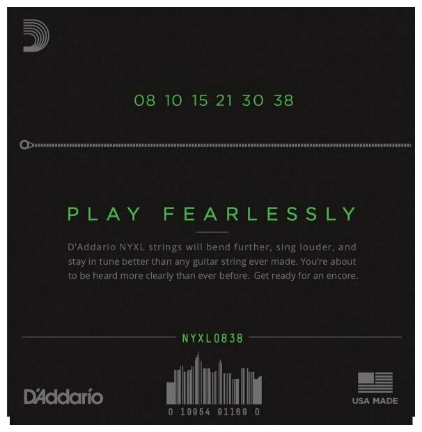 D'Addario NYXL1046 BT струны для электрогитары