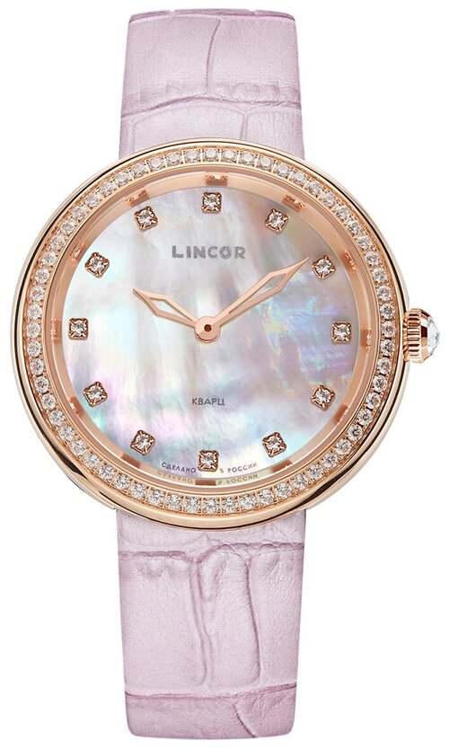 Наручные часы LINCOR 1275S8L2-4, золотой