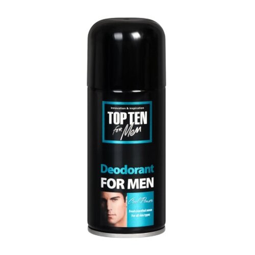 Top Ten for men Дезодорант-спрей Cool Power, 150 мл