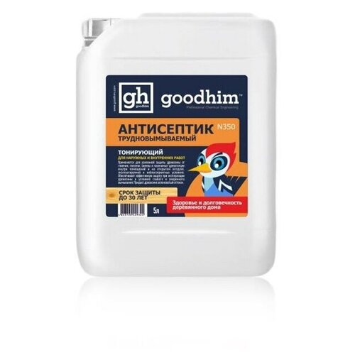 Goodhim антисептик антисептик N350, 5 кг, 5 л, зеленый