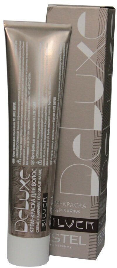 ESTEL De Luxe Silver крем-краска для седых волос, 8/37 светло-русый золотисто-коричневый, 60 мл