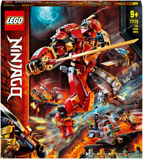 Конструктор LEGO Ninjago 71720 Каменный робот огня, 968 дет.