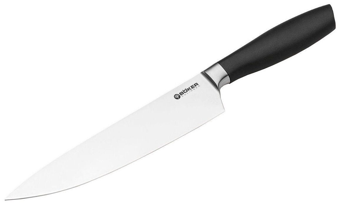 Шеф-нож Boker Core, лезвие: 20.7 см, черный