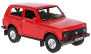 Легковой автомобиль технопарк Lada 4X4 (LADA4X4-BK/RD) 1:32, 12 см, красный
