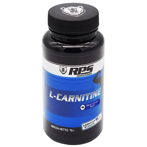 RPS Nutrition L-карнитин, 75 гр., черная смородина rps nutrition l карнитин 300 гр вишня