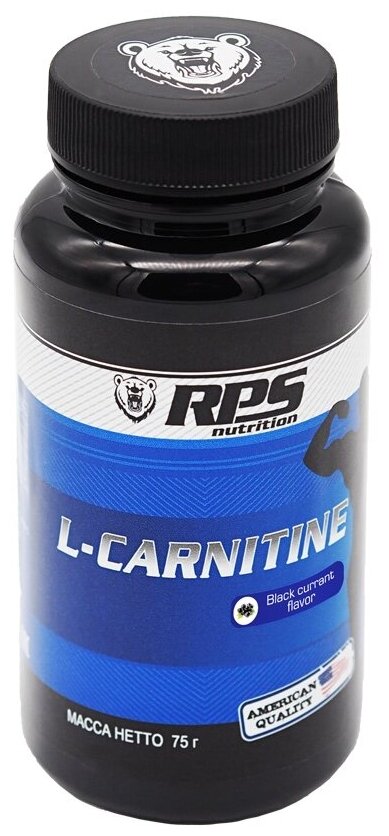RPS Nutrition L-карнитин, 75 гр., черная смородина