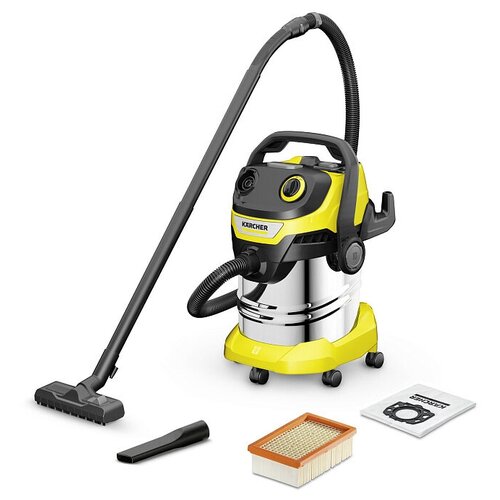 Профессиональный Строительный Хозяйственный пылесос Karcher WD 5 S V-25522 1628-3500 система очистки фильтра 3754600₽