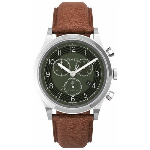 Наручные часы TIMEX Waterbury 73784, серый, зеленый